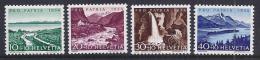 FLORES - SUIZA 1956 - Yvert #576/80 - MLH * Incompleta - Other