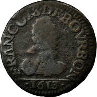 Monnaie, France, Liard, 1613, B+, Cuivre, Boudeau:1818 - Sonstige & Ohne Zuordnung