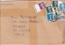 Gran Bretagna 2007 - Lettera  X L´Italia Affrancata Con 6 Stamps - Covers & Documents