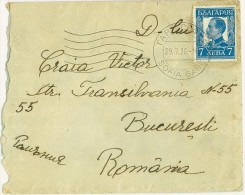 STORIA POSTALE - ROMANIA - ANNO 1938 - SOFIA - BUCARESTI - BUCAREST -  PER CRAIA VIETOR - - Poststempel (Marcophilie)