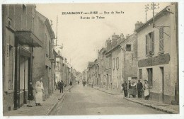 Delcampe - Beaumont Sur Oise  (95.Val D´Oise)  Rue De Senlis - Bureau De Tabac - Beaumont Sur Oise