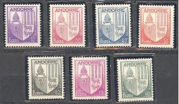 Andorre: Yvert N°93/9*; MLH; Voir Le Scan; PETIT PRIX A PROFITER!!! - Unused Stamps