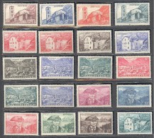 Andorre: Yvert N°100/118*; MLH; Cote 21.00€; Voir Le Scan; PETIT PRIX A PROFITER!!! - Unused Stamps