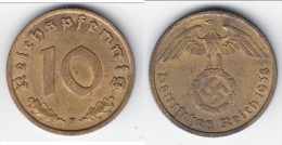 **** ALLEMAGNE - GERMANY - 10 REICHSPFENNIG 1938 F - 3ème REICH - THIRD REICH **** EN ACHAT IMMEDIAT - 10 Reichspfennig