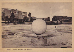 Roma - Stadio Stadium Mussolini Col Monolite FG NV - Stades & Structures Sportives