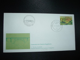 LETTRE TP BRASIL 80 5,00 OBL.10 NOV 80 RIO PRIMEIRO DIA DE CIRCULACAO - Brieven En Documenten