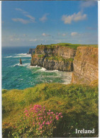 Falaises De Moher,Cliffs Of Moher, Carte Postale Adressée En Andorre, Avec Timbre à Date Arrivée - Clare