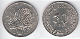 **** SINGAPOUR - SINGAPORE - 50 CENTS 1979 - LION FISH **** ACHAT IMMEDIAT !!! - Singapur