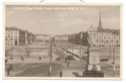 TORINO PIAZZA VITTORIO VENETO DALLA GRAN MADRE DI DIO VIAGGIATA FP - Plaatsen & Squares