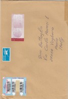 Israele  2007 - Lettera.racc.  X L´Italia Affrancata Con 1 Stamps A Targhetta - Storia Postale