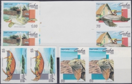 1994.155 CUBA 1994 PROOF IMPERFORATED MNH. FAUNA DEL CARIBE. AVES. BIRDS. TORTUGA. TURTLES. CRABS. COMPLETE SET. PAIR 2. - Unused Stamps