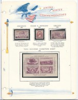 VERINIGTE STAATEN ETATS UNIS USA 1936 CONMMEMORATIVES SC 778sp-784 YT F6-338-50 MI B7-383-9 SG MS777-80 - Collections