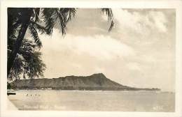 199633-Hawaii, Honolulu, RPPC, Diamond Head, Photo No W274 - Honolulu