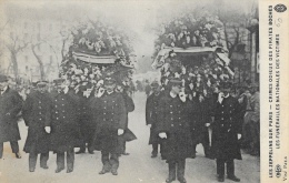 Les Zeppelins Sur Paris 1916 - Crimes Odieux Des Pirates Boches - Les Funérailles Nationales Des Victimes - Carte E.L.D. - Begrafenis