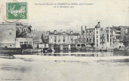 Les Grands Moulins De Nogent-sur-Seine Après L'Incendie Du 1er Décembre 1907 - Edition G. Lacoste - Catastrophes