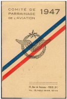 WW2 Carte Du Comité De Parrainage De L´ Aviation S.M.C.A.S.O.  G.T.C. à Courbevoie 92 Hauts De Seine WWII - Luchtvaart