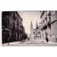 LRJTPA829-LFTD7248.Tarjeta Postal De LA RIOJA.calles,edificios.AYUNTAMIENTO Y PLAZA DE MERCADO En  LOGROÑO - La Rioja (Logrono)