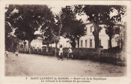 Saint-Laurent Du Maroni - Boulevard De La République - Le Tribunal Et La Résidence Du Gouverneur - Saint Laurent Du Maroni