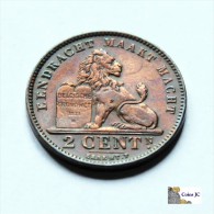 Belgium - 2 Céntimes - 1905 - 2 Centimes