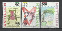 NETHERLANDS ANTILLES 1994 - I.L.O. ANNIVERSARY - CPL. SET - USED OBLITERE GESTEMPELT USADO - ILO