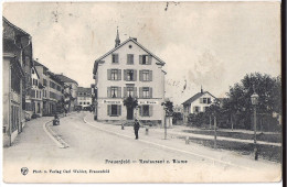 FRAUENFELD: Restaurant Blume, Animiert 1907 - Frauenfeld