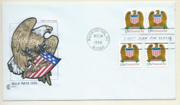 VERINIGTE STAATEN ETATS UNIS USA 1998 Presort Std S-A COIL BOOKLET 4x10¢ FDC SC 3271a YV FIRST CLASS  49 MI 3069a  SG 3 - 1981-00