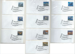 VERINIGTE STAATEN ETATS UNIS USA 2005 Advances In Aviation Set Of 10 FDC SC 3916-25 YV 3670-3679 MI 3944-53 SG 4444-53 - 2001-2010