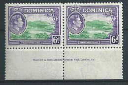 Dominica Imprint Block MLH (SN 530) - Dominique (...-1978)