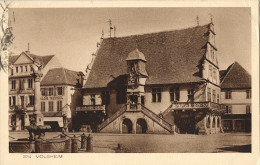 67 - MOLSHEIM - CPA - Place De L´Hôtel De Ville, Epicerie Centrale TRENDEL - Molsheim