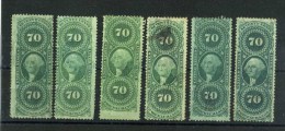 - USA . BACK OF THE BOOK . TIMBRES FOREIGN EXCHANGE . OBLITERES . COULEURS . - Steuermarken