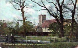 THE LAKE & ALL HALLOWS' CHURCH - TOTTENHAM - MIDDLESEX - Local Publisher - C1907 - Middlesex