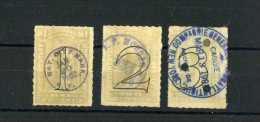 - USA . BACK OF THE BOOK . TIMBRES DOCUMENTARY SURCHARGES . OBLITERES . - Steuermarken