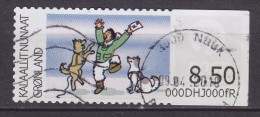 Greenland 2009 Mi. 2   ATM  / Frama Label 8.50 Kr Mann Mit Brief, Dog Hund Hond Chien Cane Perro Cão - Distributori