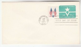 1965 Cincinnati USA 10c Stamps UPRATED 1 8/10c NON PROFIT  Postal  STATIONERY COVER Pmk FIRST DAY OF ISSUE - 1961-80