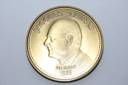 Jeton Médaille "Election Présidentielle De La République Française - 7 Mai 1995 - Jacques Chirac - France" French Token - Royal / Of Nobility