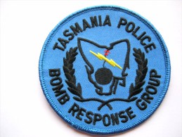 INSIGNE TISSUS PATCH POLICE TASMANIE SECTION DEMINAGE ETAT EXCELLENT - Police & Gendarmerie