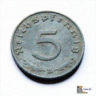 GERMAN - THIRD  REICH -  5 Reichspfennig - 1940B - 5 Reichspfennig