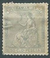 ESPAGNE SPANIEN SPAIN ESPAÑA 1872 50 CÉNTIMOS ALEGORÍA I REPÚBLICA ED 137, MI 131, SG 213, SC 197, YV 136 - Gebraucht