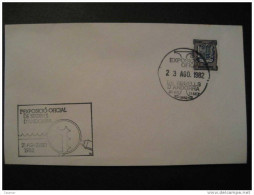 ANDORRA LA VELLA 1982 Primera Exposicion Oficial De Sellos Stamps Matasellos Especial Cancel Sobre Cover Andorre - Briefe U. Dokumente