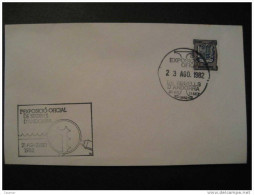 ANDORRA LA VELLA 1982 Primera Exposicion Oficial De Sellos Stamps Matasellos Especial Cancel Sobre Cover Andorre - Lettres & Documents