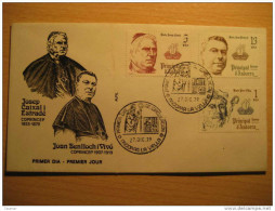 ANDORRA 1979 Pere D´ Urg Caixal Benlloch Coprincep Bishop Pope Papa Religion Fdc Spd ANDORRE - Lettres & Documents