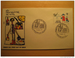 ANDORRA LA VELLA 1979 Año Internacional Niño Nen Child SPD FDC Sobre Cover Andorre - Storia Postale