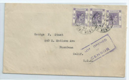 Hong Kong 1941 Cover To US NOT OPENED BY CENSOR (SN 2434) - Covers & Documents