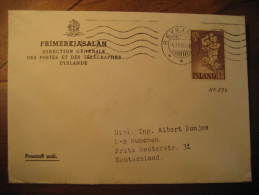 REYKJAVIK 1966 To Munchen Germany Religion Stamp On Cover Iceland Island - Covers & Documents