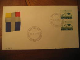 REYKJAVIK 1970 Cancel On Cover Iceland Island - Lettres & Documents