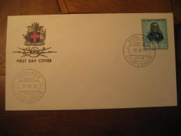 REYKJAVIK 1970 Grimur Thomsen Stamp Fdc On Cover Iceland Island - Briefe U. Dokumente