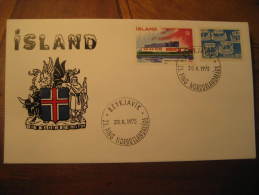 REYKJAVIK 1975 Cancel On Cover Iceland Island - Cartas & Documentos