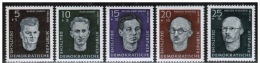 LOTE 387  ///  ALEMANIA DDR 1958     YVERT Nº: 355/359   MNH** - Neufs