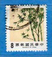 Taiwan Formosa ° -  1984 -  Flore. Bambou Yvert. 1537 .  Used  .  Vedi Descrizione - Gebraucht