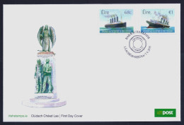 2015 IRELAND "CENTENARY OF WORLD WAR I / THE LOSS OF RMS LUSITANIA" FDC - FDC